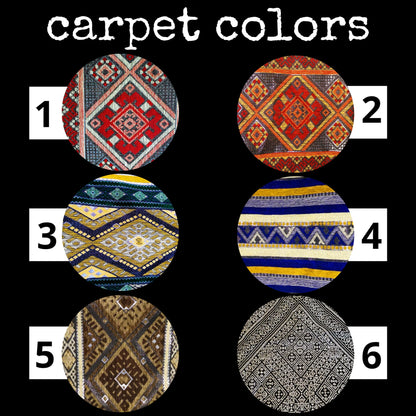 Personalized Bucket kilim leather Bag | Moroccan Style Kilim Leather Shoulder Bag | Carpet tote carpet leather Bag for Women, Gift for her