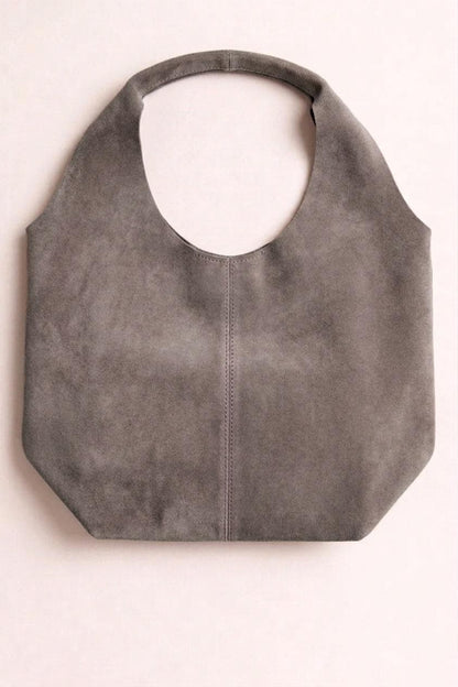 Genuine Leather Hobo Bag, Spacious Shoulder Tote, Lightweight Handcrafted Leather Bag, Soft Suede Finish, Multiple Colors , Gift for Her