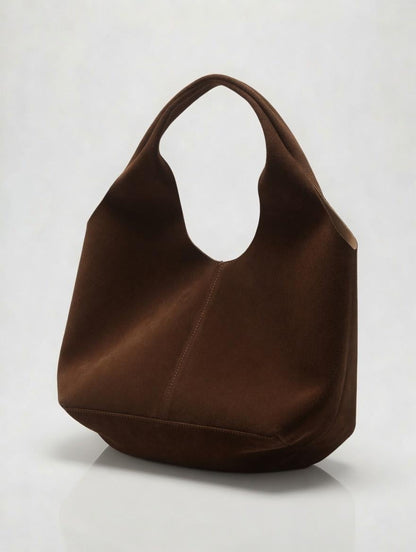 Slouchy Leather Hobo Bag | Large Shoulder Purse | Minimalist Everyday Handbag | Soft Leather Tote Bag | Multi-Color Options Gift for Her