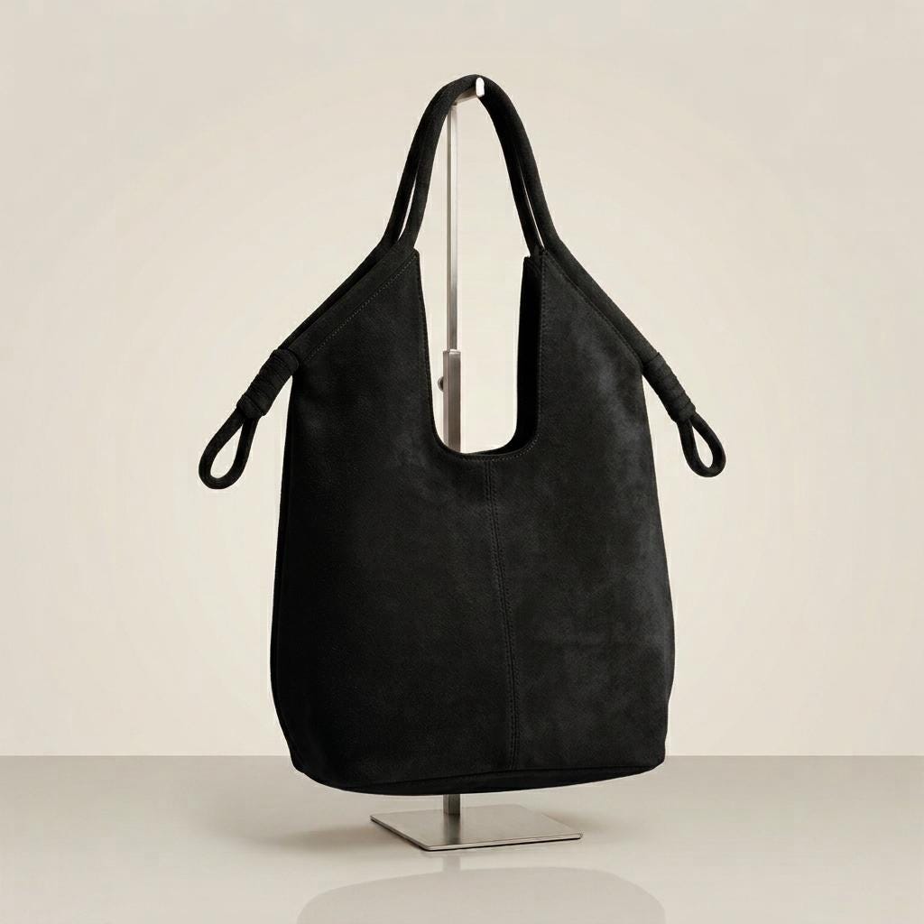Handmade Shoulder Bag for Women, Minimalist Tote Bag, Soft Slouchy Handbag, Large Everyday Purse, Moroccan Handmade , Holiday Gift