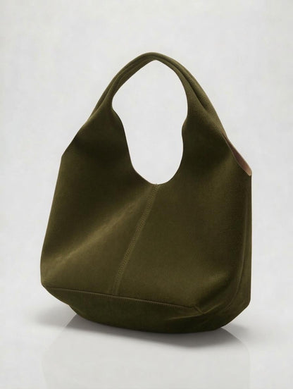 Slouchy Leather Hobo Bag | Large Shoulder Purse | Minimalist Everyday Handbag | Soft Leather Tote Bag | Multi-Color Options Gift for Her