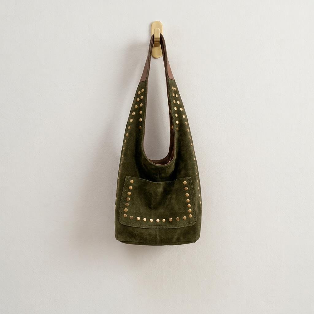 Genuine Leather Hobo Bag, Handmade Boho Shoulder Bag, Soft Minimalist Leather Tote, Elegant Everyday Bag , gift for her