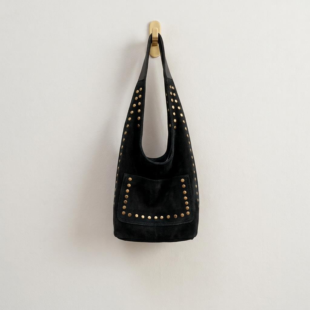 Genuine Leather Hobo Bag, Handmade Boho Shoulder Bag, Soft Minimalist Leather Tote, Elegant Everyday Bag , gift for her