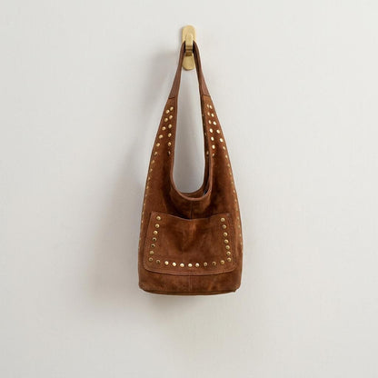 Genuine Leather Hobo Bag, Handmade Boho Shoulder Bag, Soft Minimalist Leather Tote, Elegant Everyday Bag , gift for her